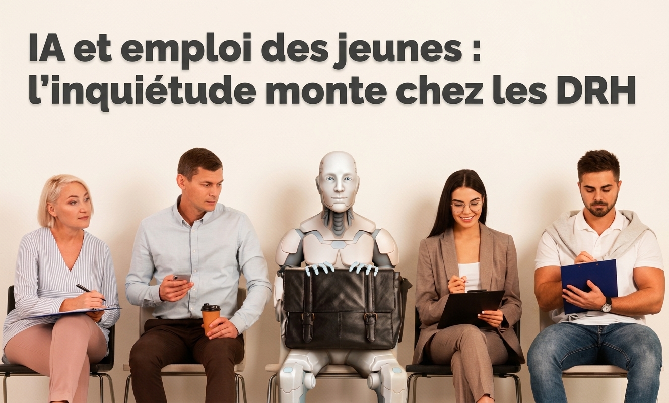 IA et emploi des jeunes : l’inquiétude monte chez les DRH